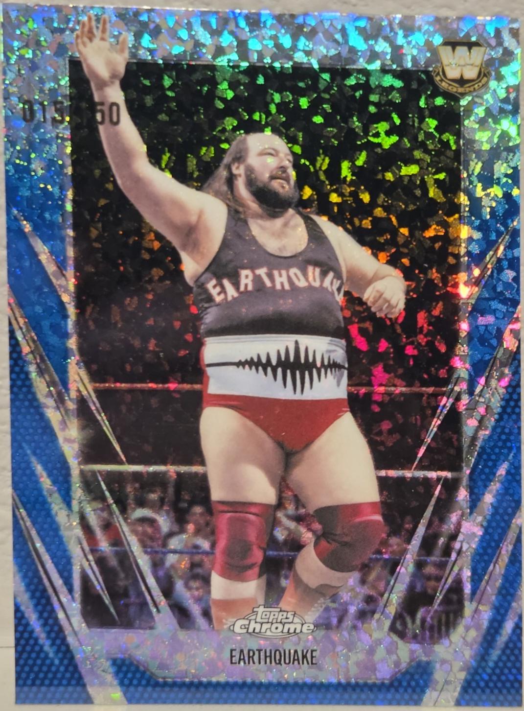 Earthquake [Blue Mini Diamond Refractor] #106