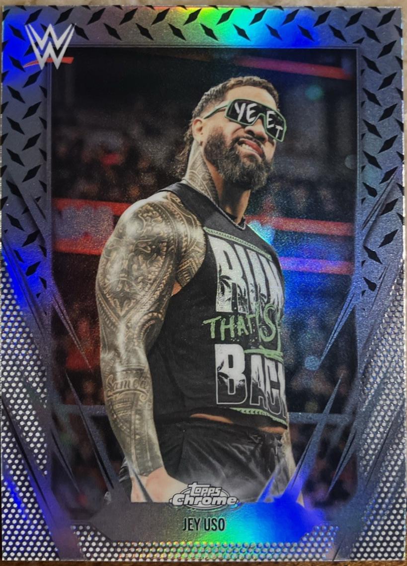 Jey Uso [Diamond Plate Refractor] #83