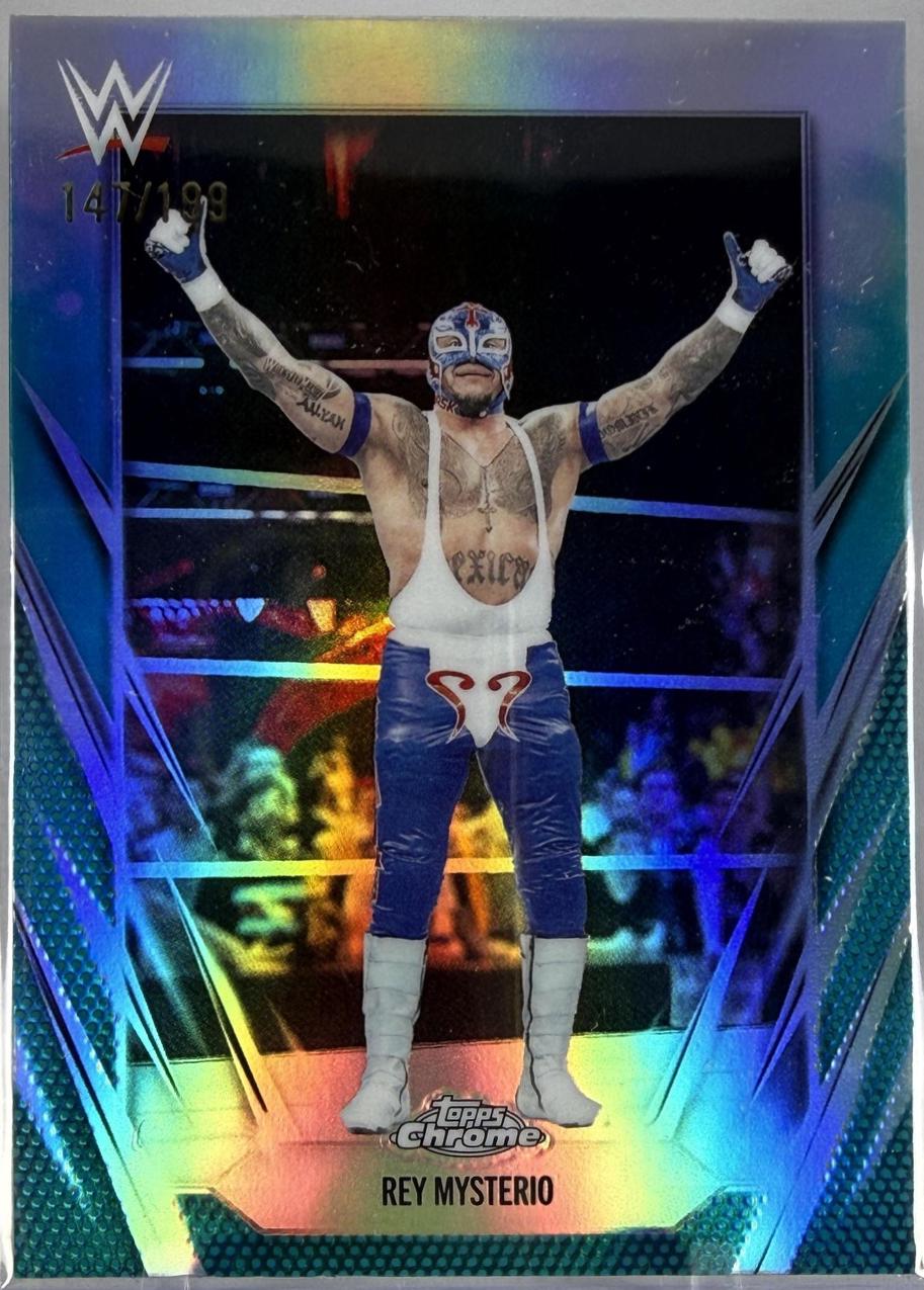 Rey Mysterio [Aqua Refractor] #97