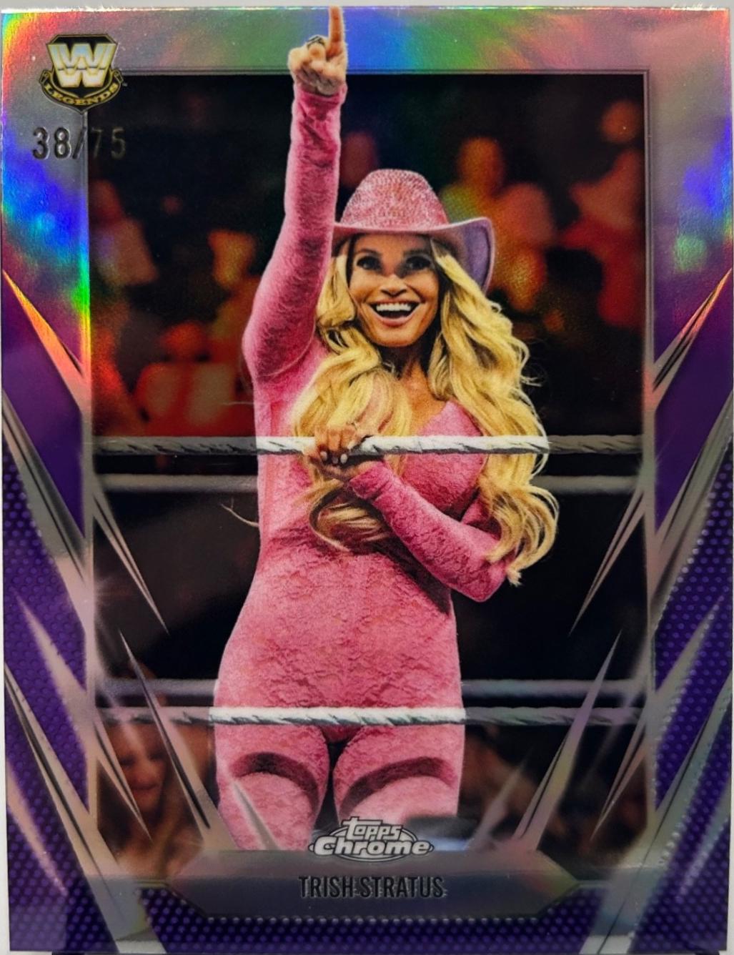 Trish Stratus [Purple Refractor] #115