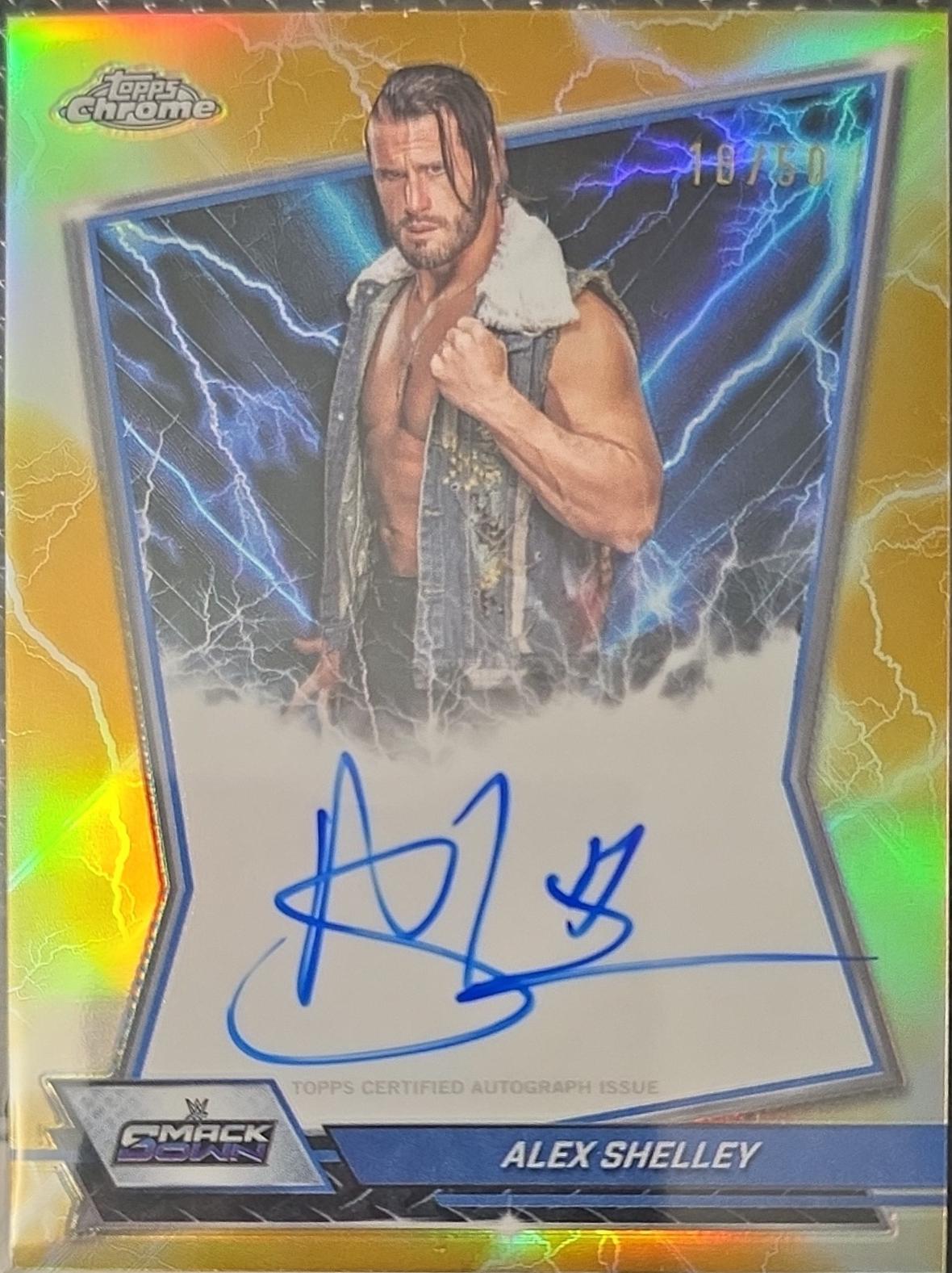 Alex Shelley [Gold Refractor] #BBA-ALE