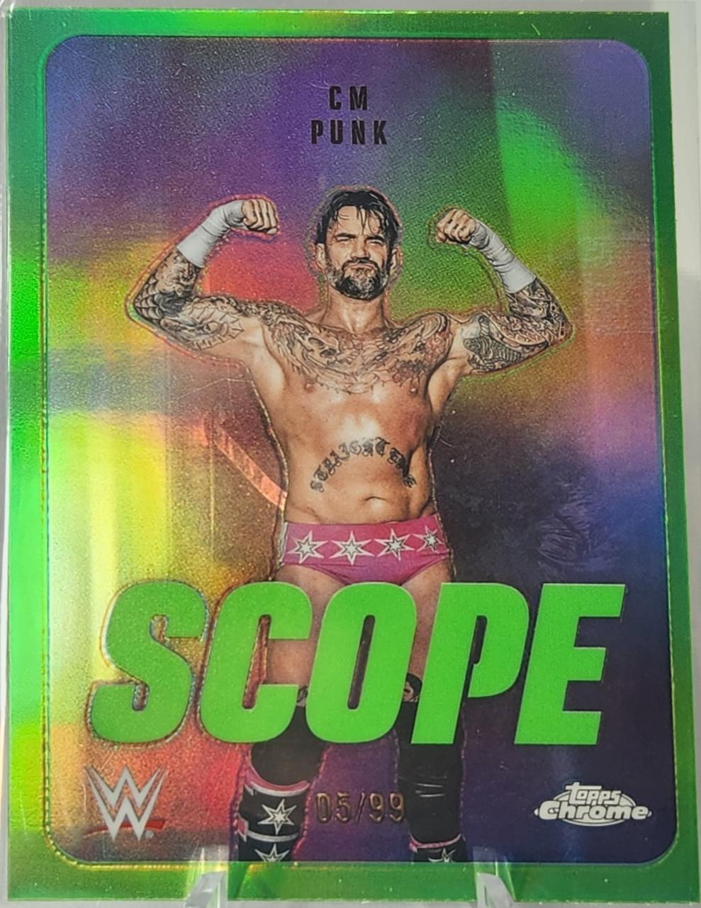 CM Punk [Green Refractor] #SCO-40