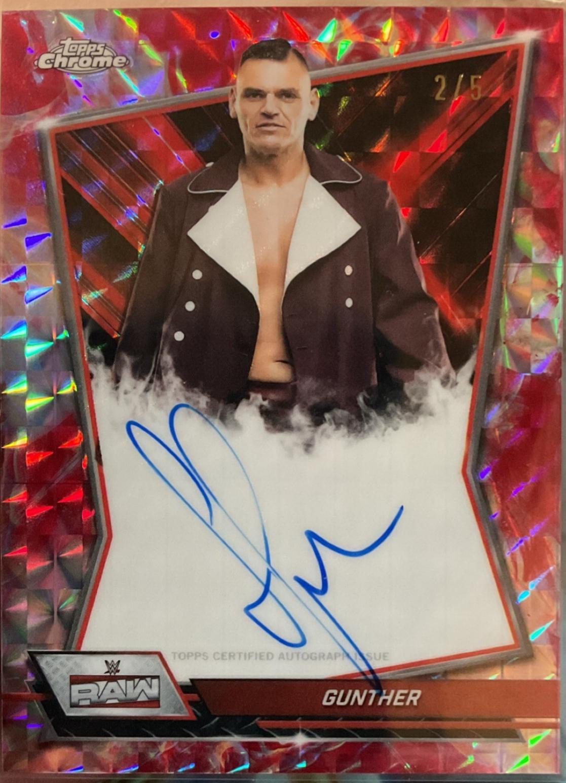 Gunther [Autograph Red Refractor] #2