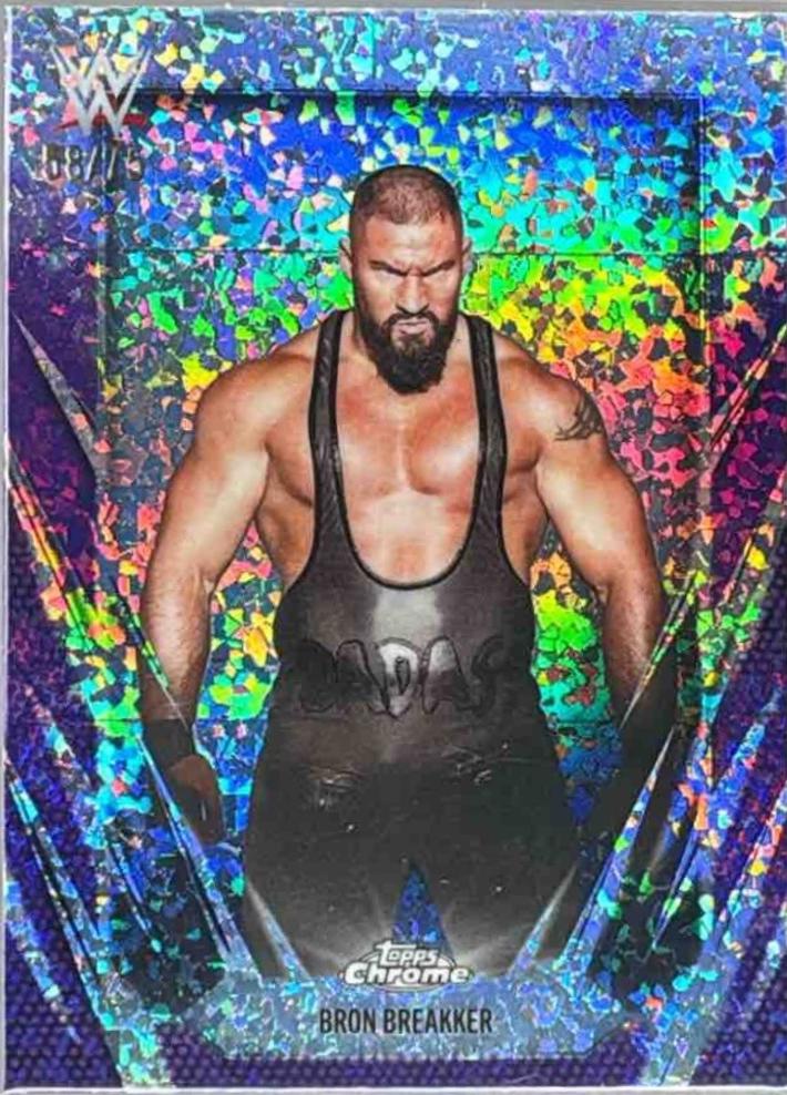 Bron Breakker [Purple Mini Diamond Refractor] #93