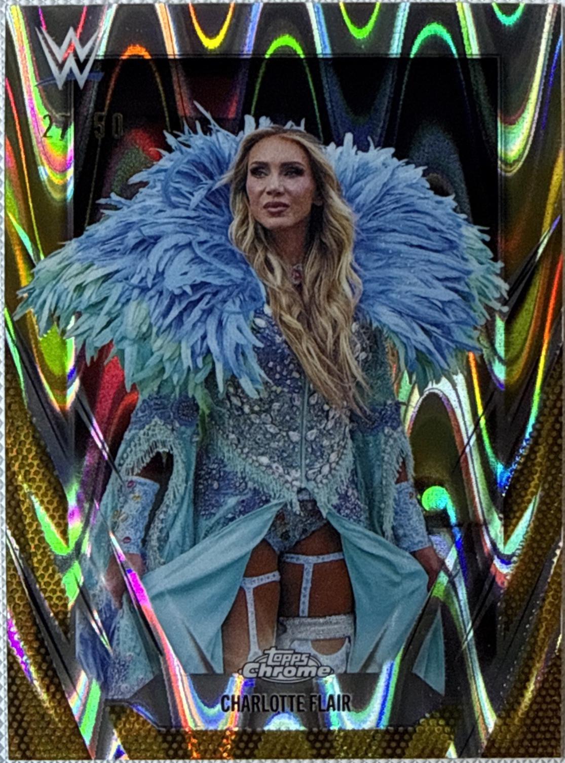 Charlotte Flair [Gold RayWave Refractor] #89