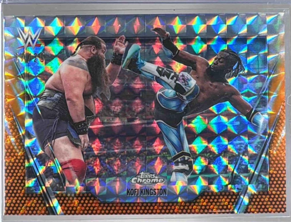 Kofi Kingston [Orange Geometric] #166