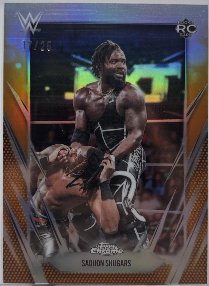 Saquon Shugars [Orange Refractor] #154