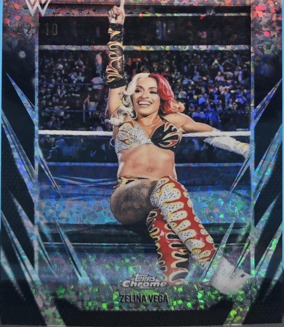 Zelina Vega [Black Mini Diamond Refractor] #189