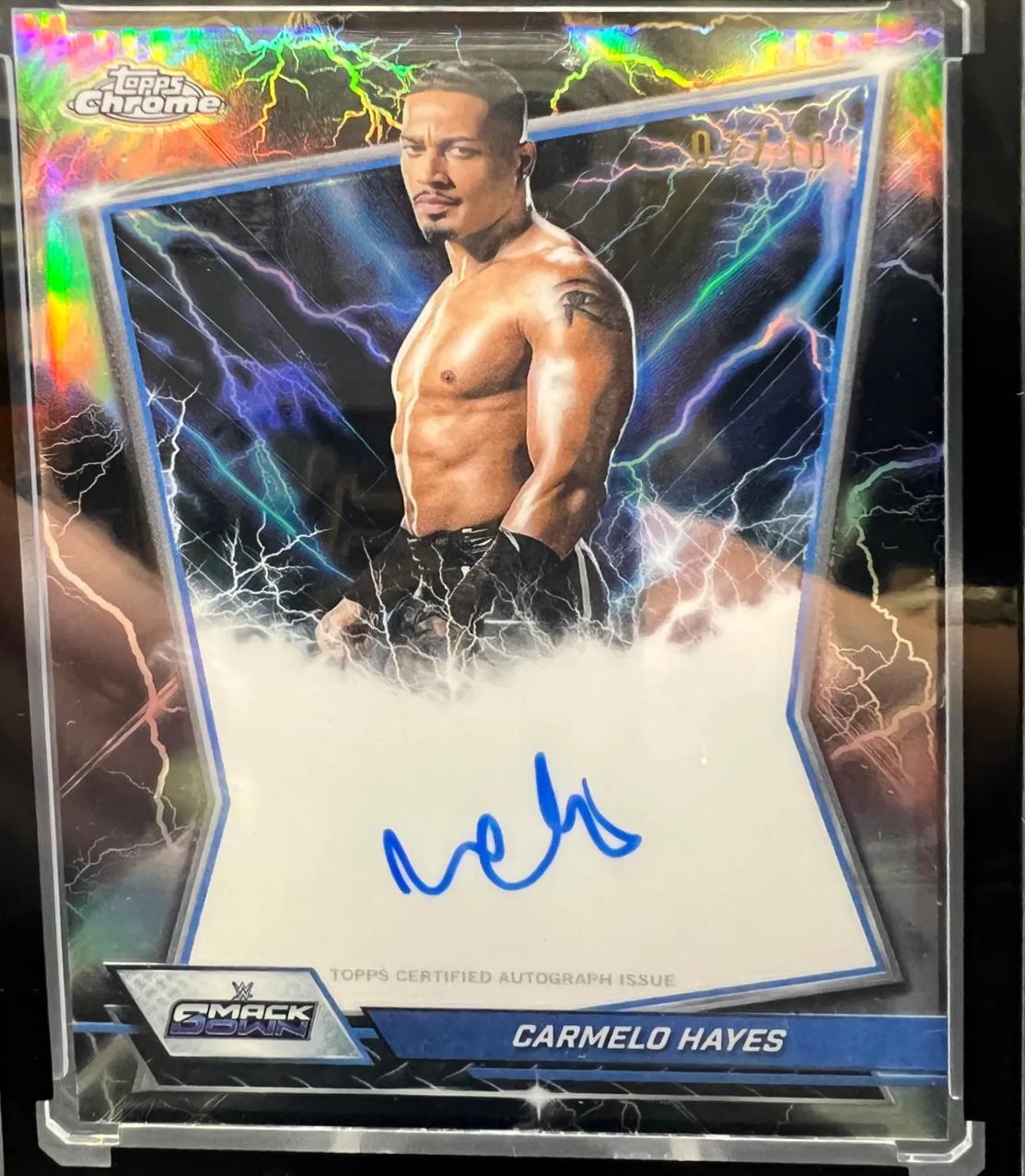 Carmelo Hayes [Black Refractor] #BBA-CAR