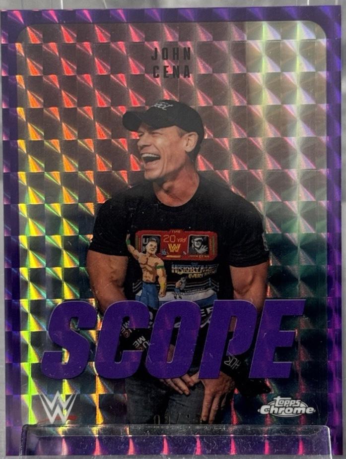 John Cena [Purple Geometric Refractor] #SCO-5