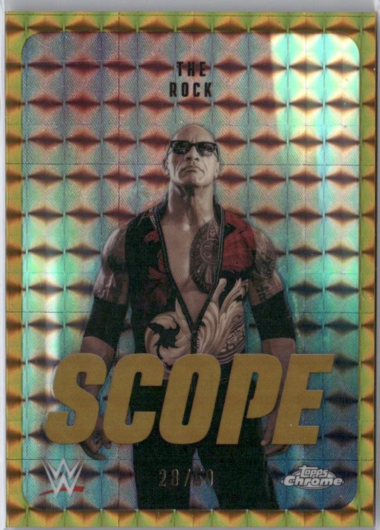 The Rock [Gold Geometric Refractor] #SCO-36