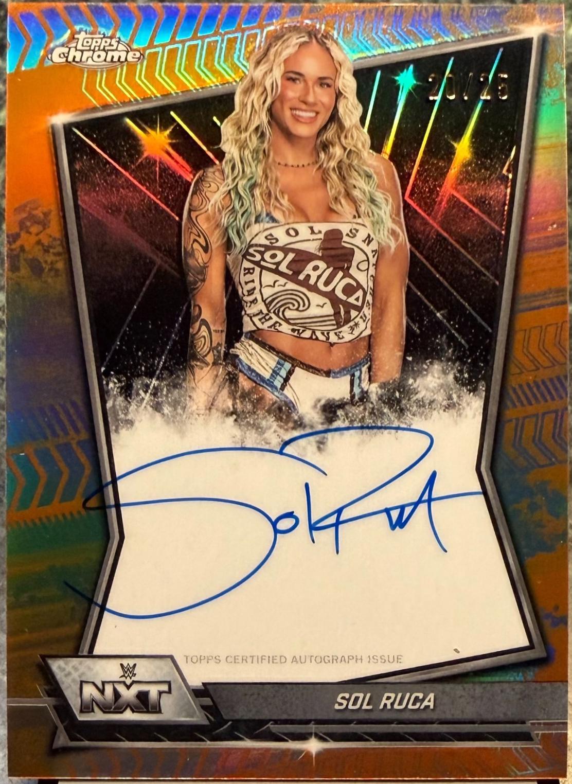 Sol Ruca [Orange Refractor] #NXT-SOL
