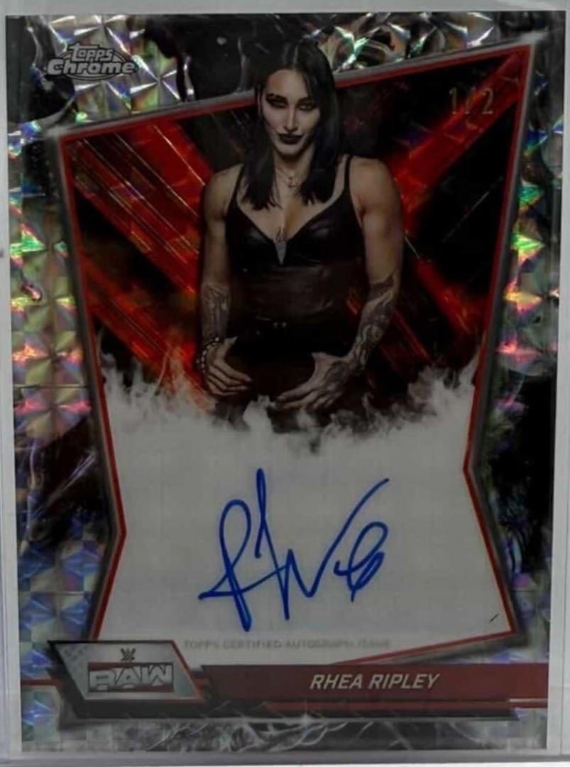 Rhea Ripley [Black Geometric Refractor] #RBA-RHE