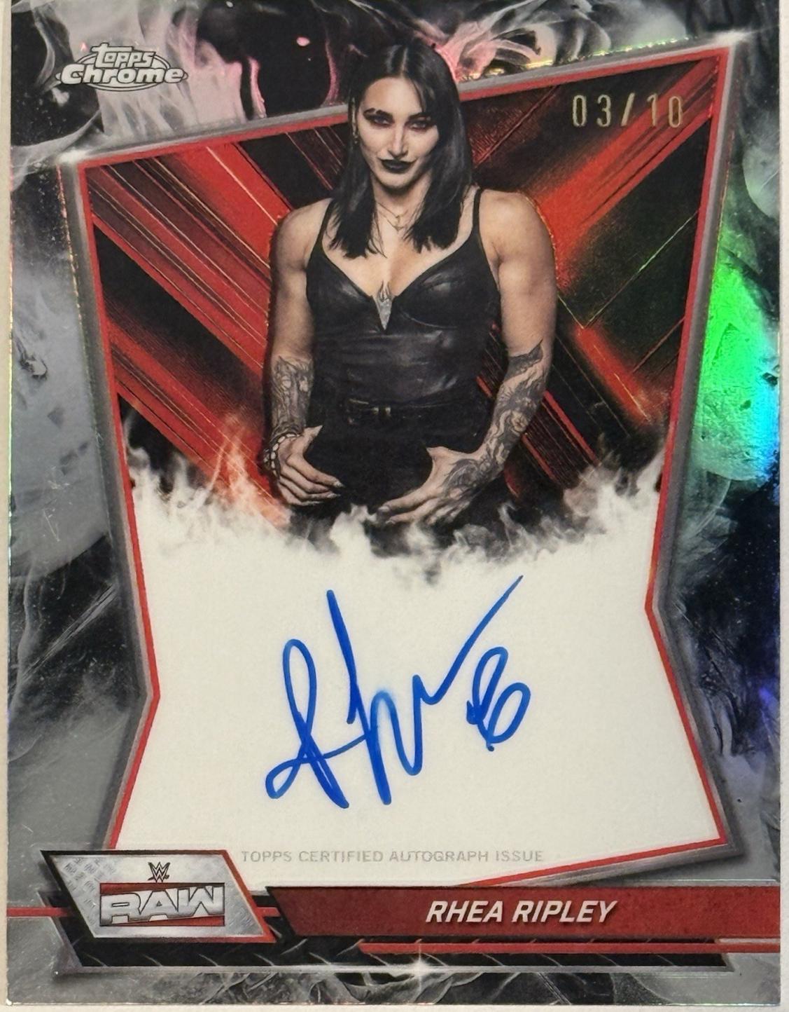 Rhea Ripley [Black Refractor] #RBA-RHE