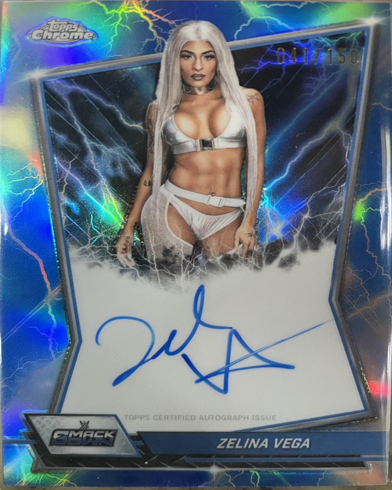 Zelina Vega [Blue Refractor] #BBA-ZEL