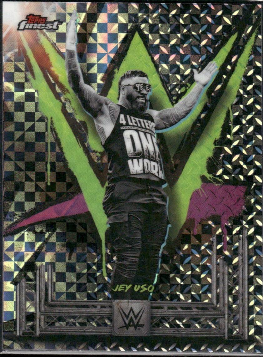 Jey Uso [Checkerboard Refractor] #123