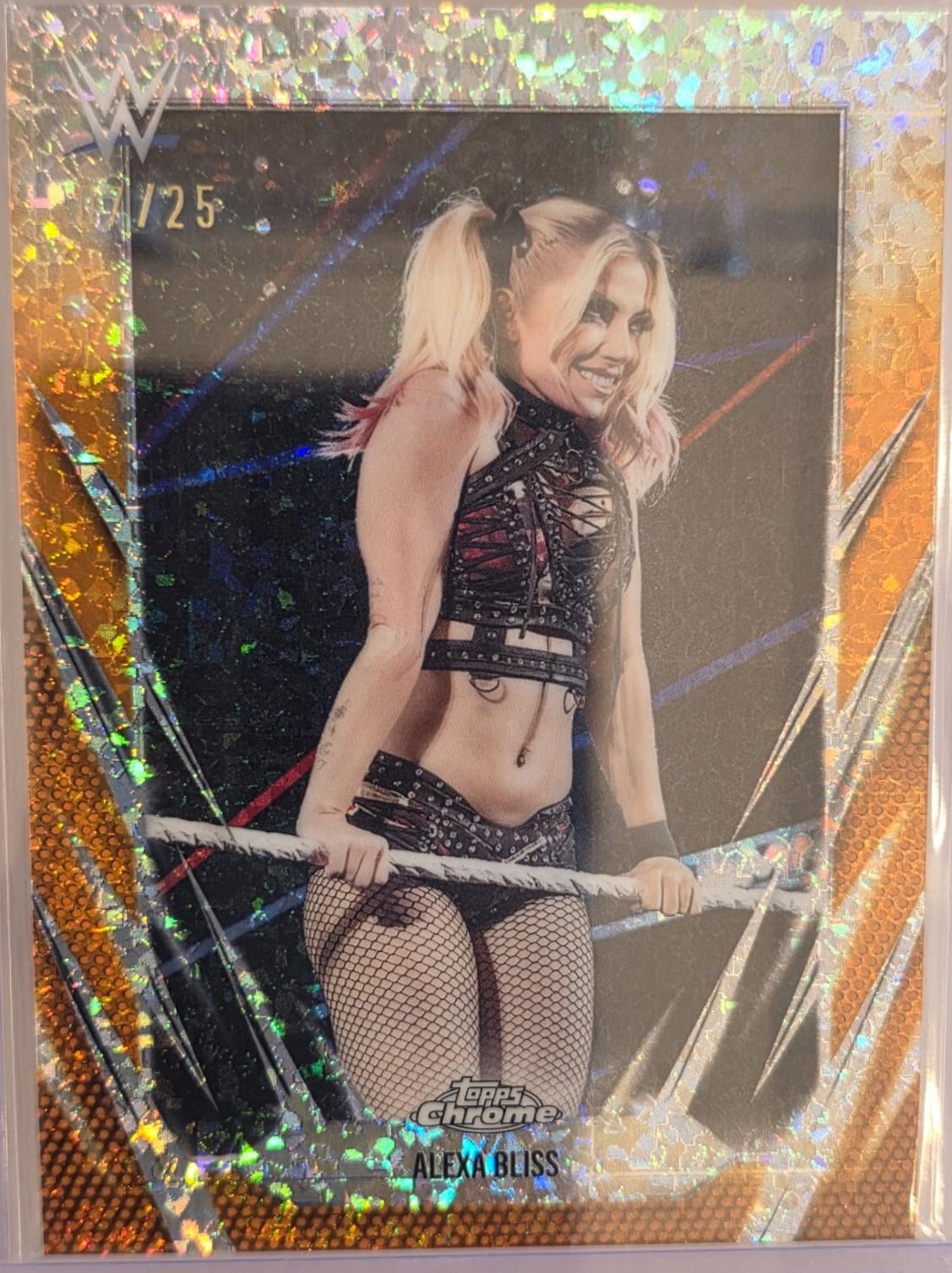 Alexa Bliss [Orange Mini Diamond Refractor] #64