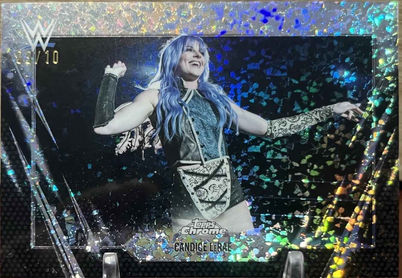 Candice LeRae [Black Mini Diamond Refractor] #90