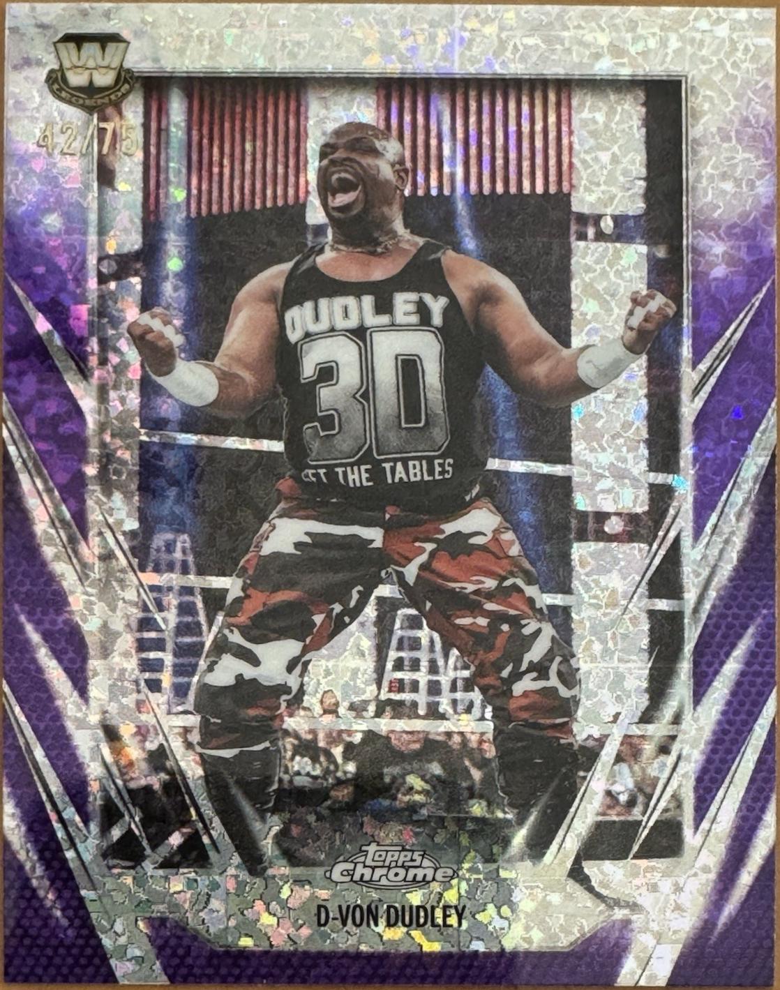 D-Von Dudley [Purple Mini Diamond Refractor] #198