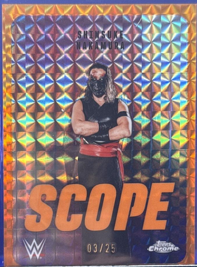 Shinsuke Nakamura [Orange Geometric Refractor] #SCO-9