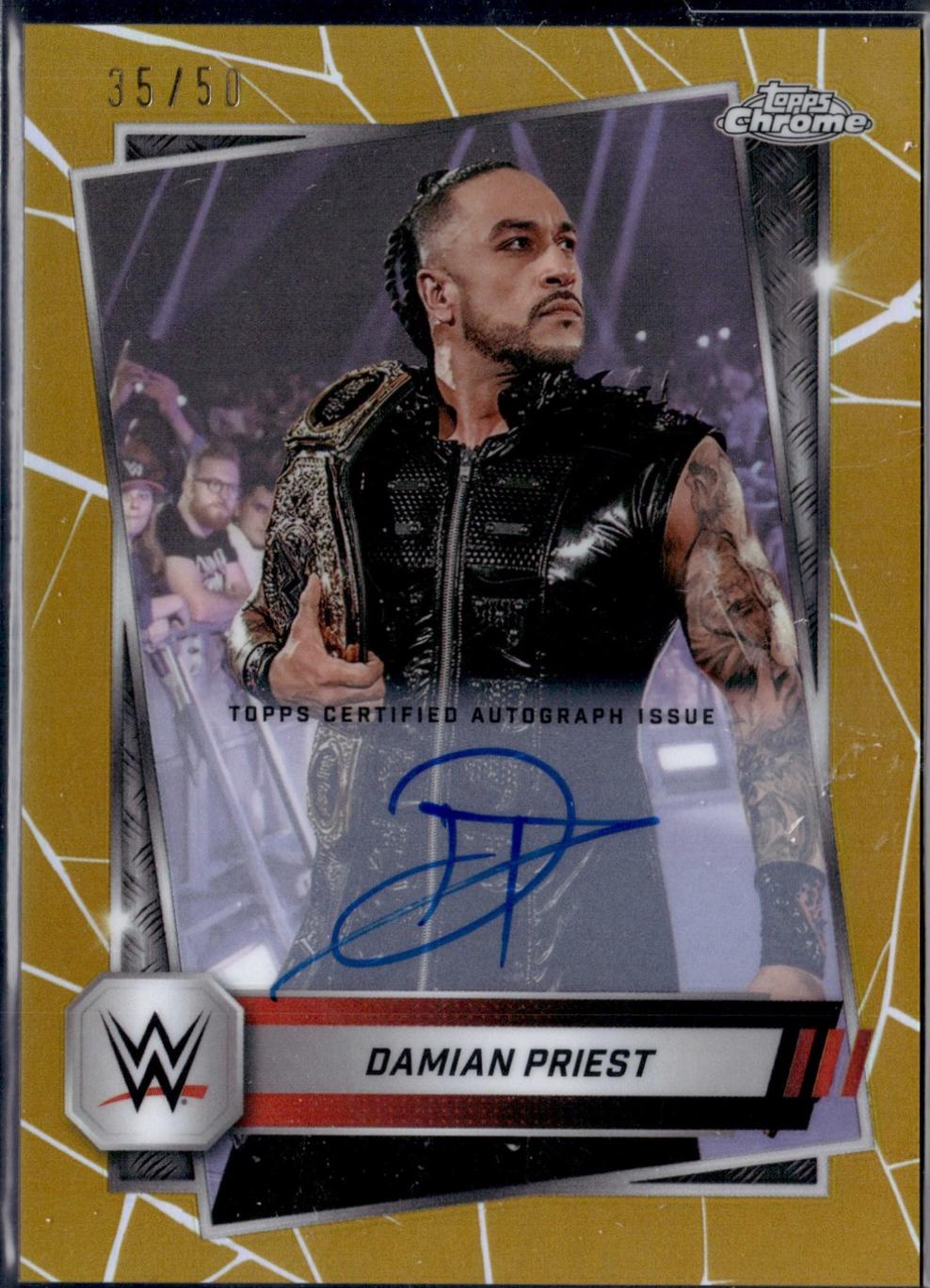 Damian Priest [Autograph Gold Refractor] #46