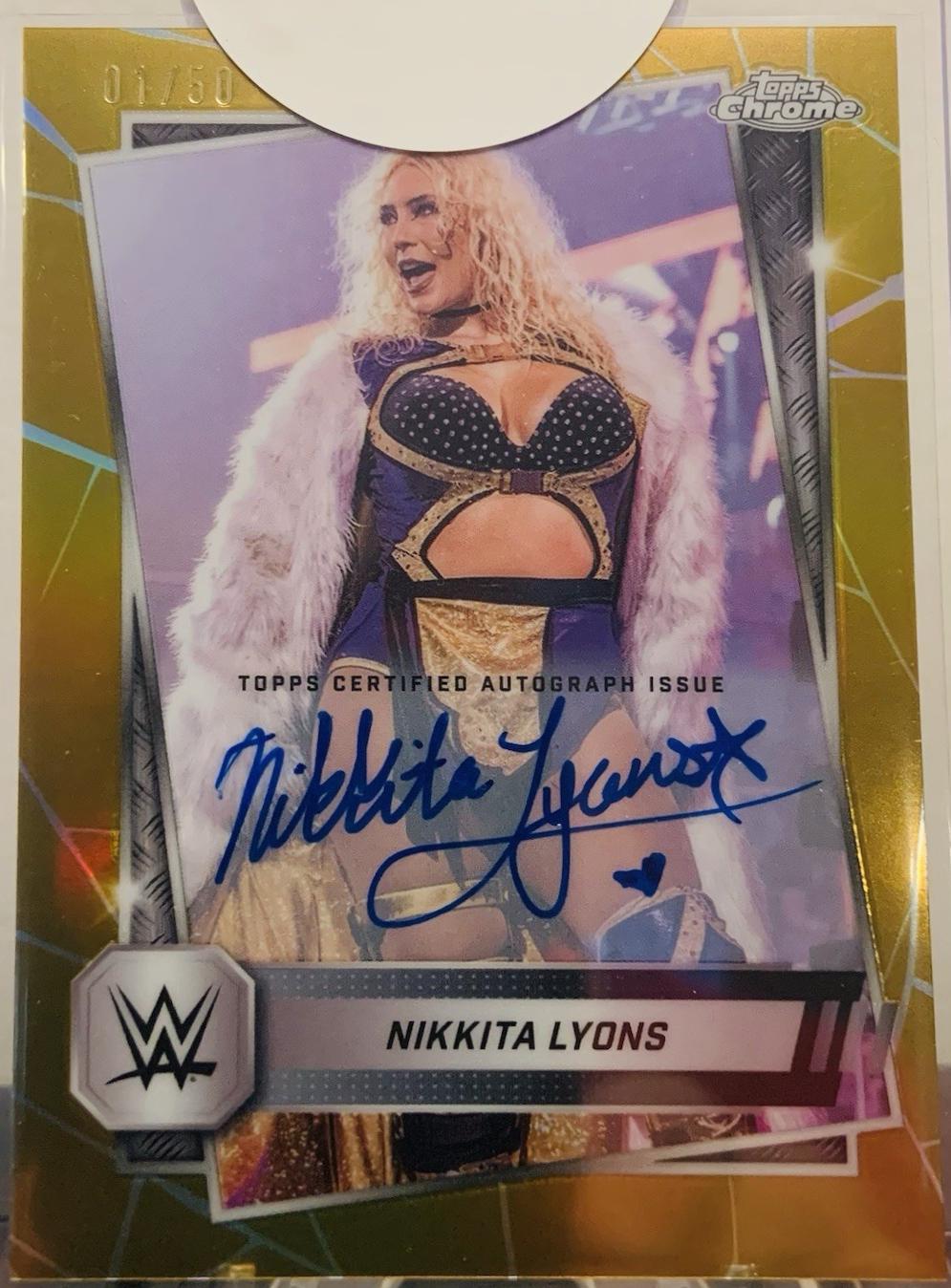 Nikkita Lyons [Autograph Gold Refractor] #171