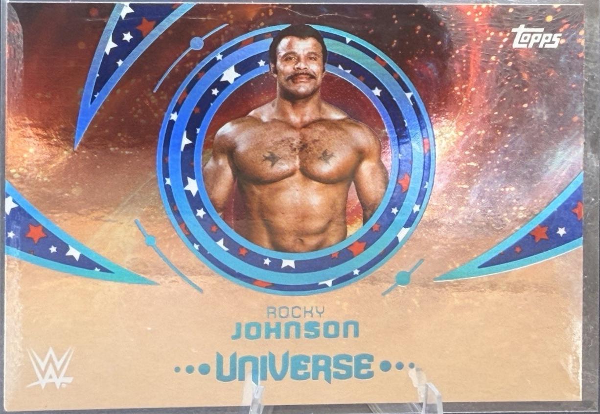 Rocky Johnson [Red White Blue Stars] #184