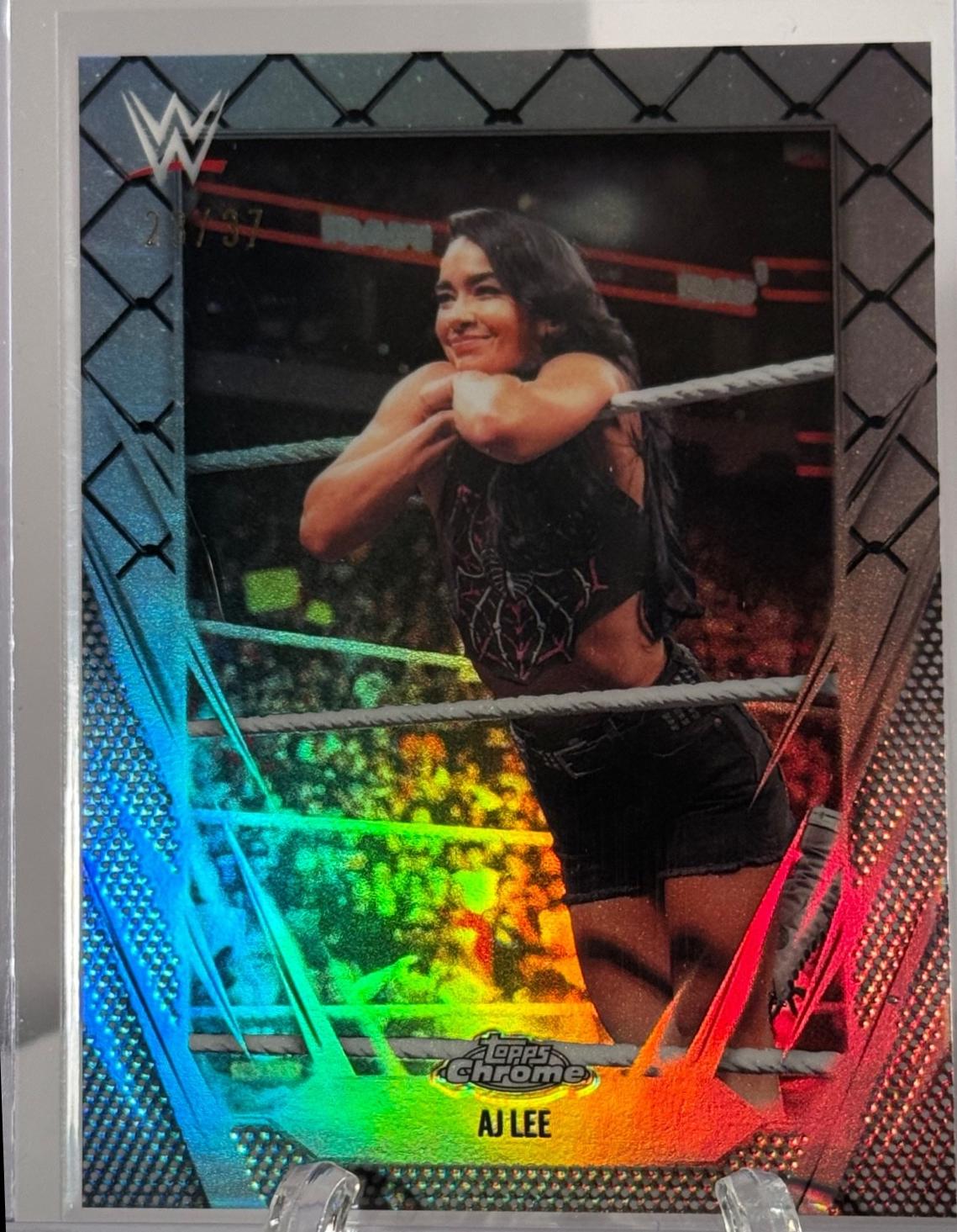 AJ Lee [Steel Cage Refractor] #105