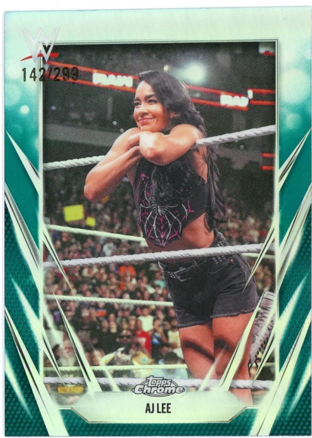 AJ Lee [Teal Refractor] #105