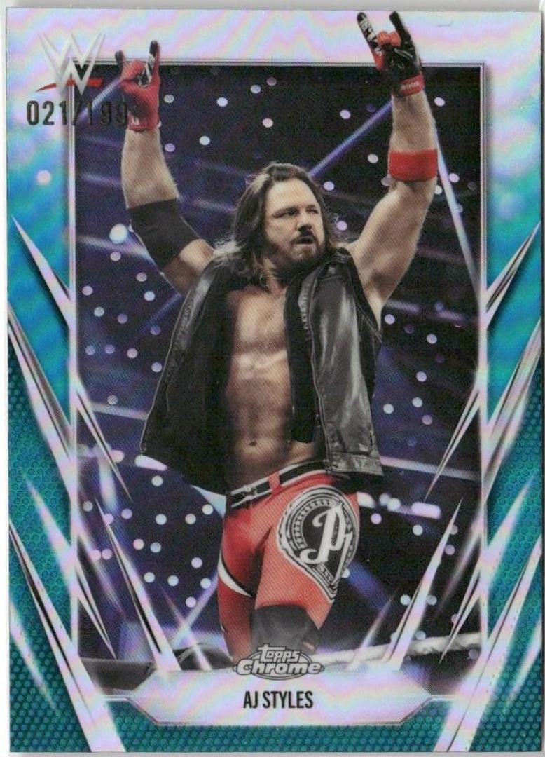 AJ Styles [Aqua Refractor] #47