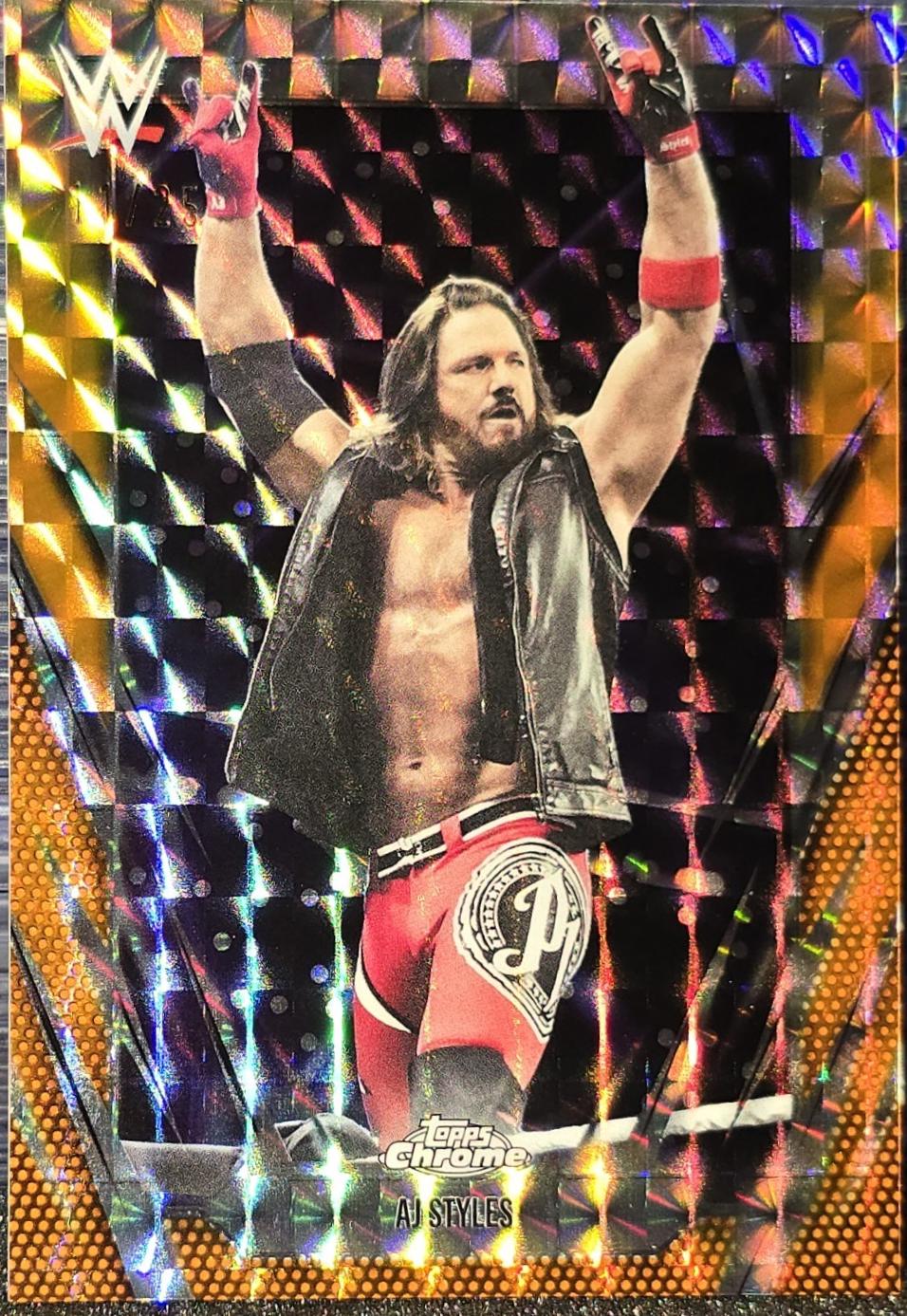 AJ Styles [Orange Geometric] #47