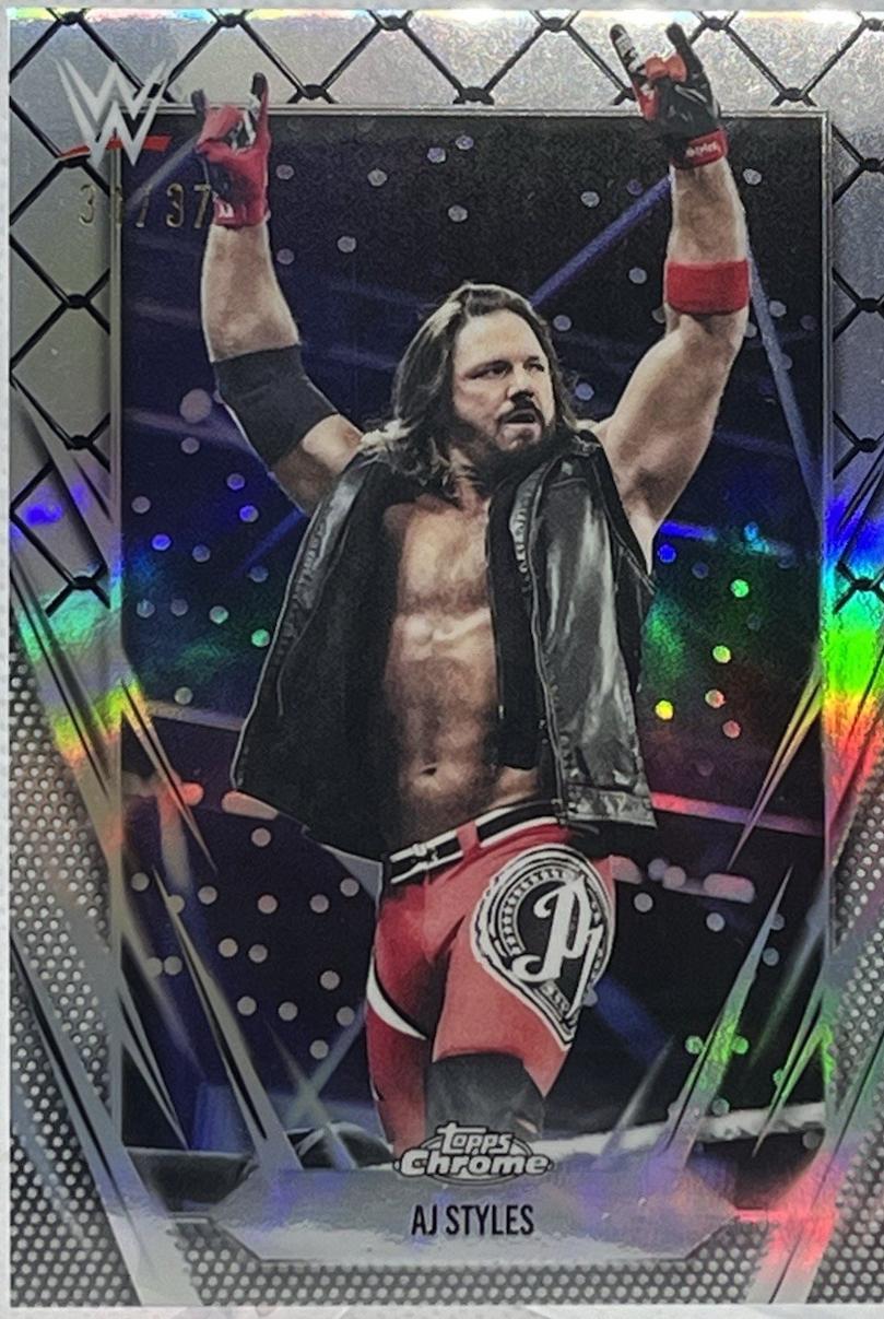 AJ Styles [Steel Cage Refractor] #47