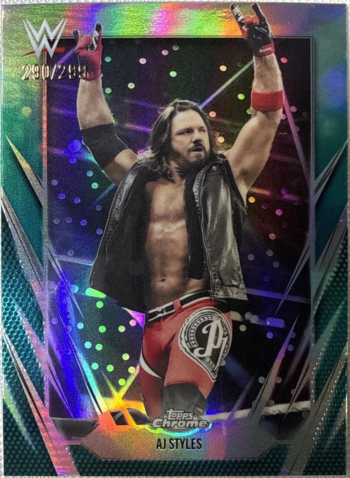 AJ Styles [Teal Refractor] #47