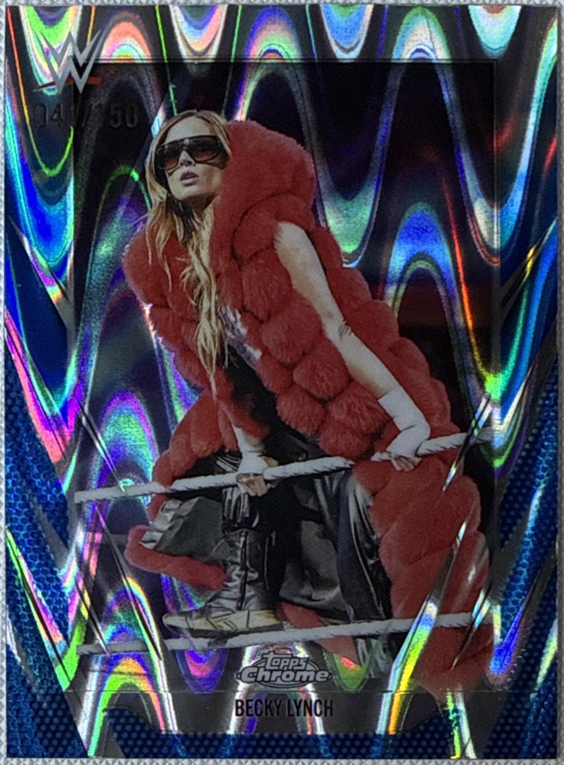 Becky Lynch [Blue RayWave Refractor] #11