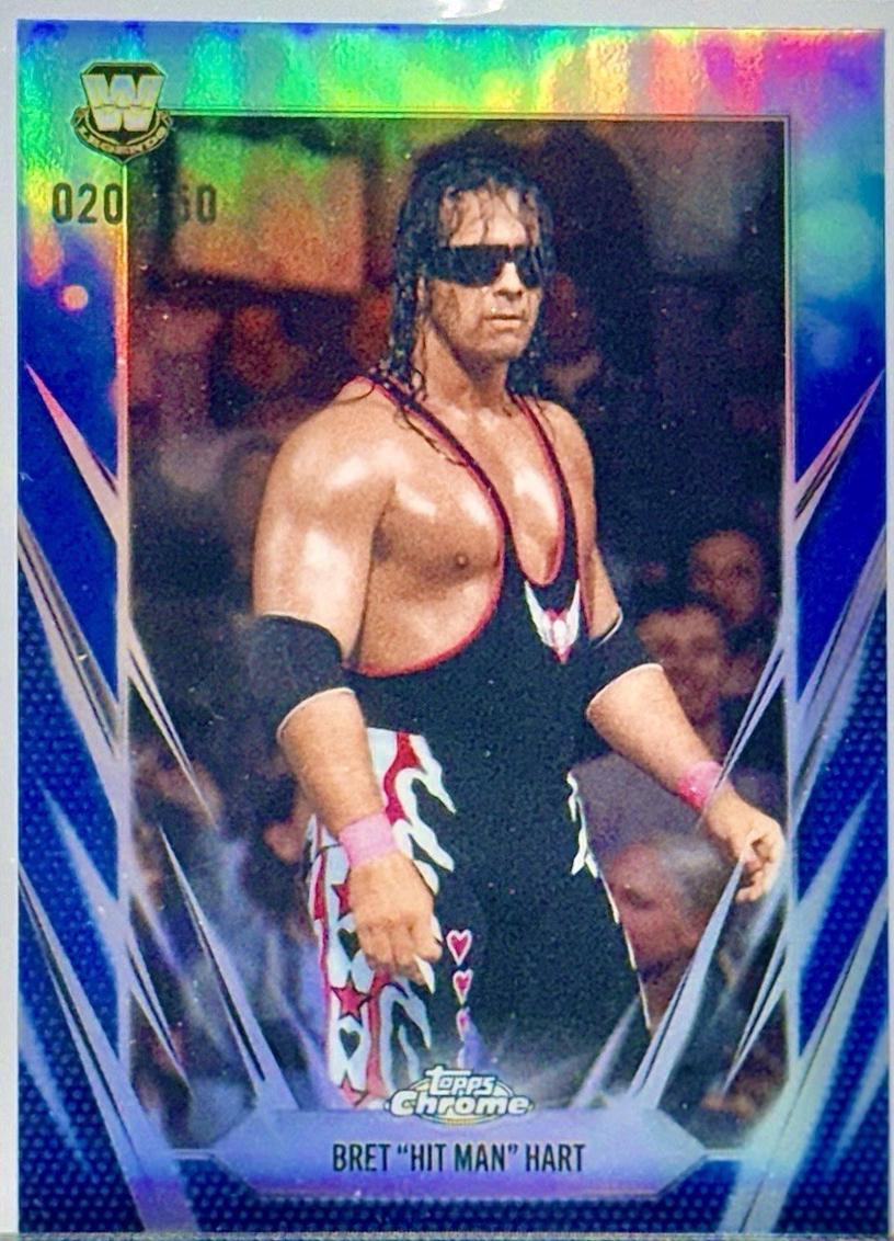Bret Hit Man Hart [Blue Geometric] #30