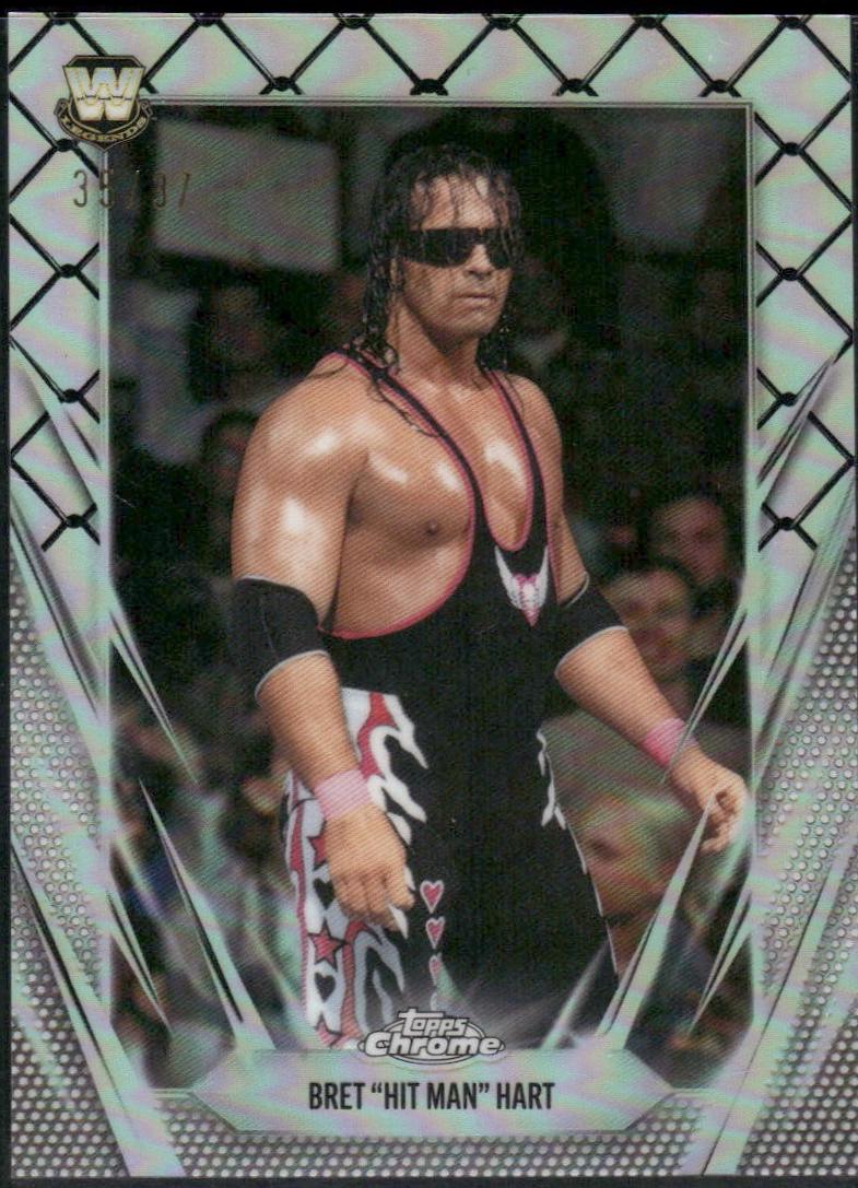Bret Hit Man Hart [Steel Cage Refractor] #30
