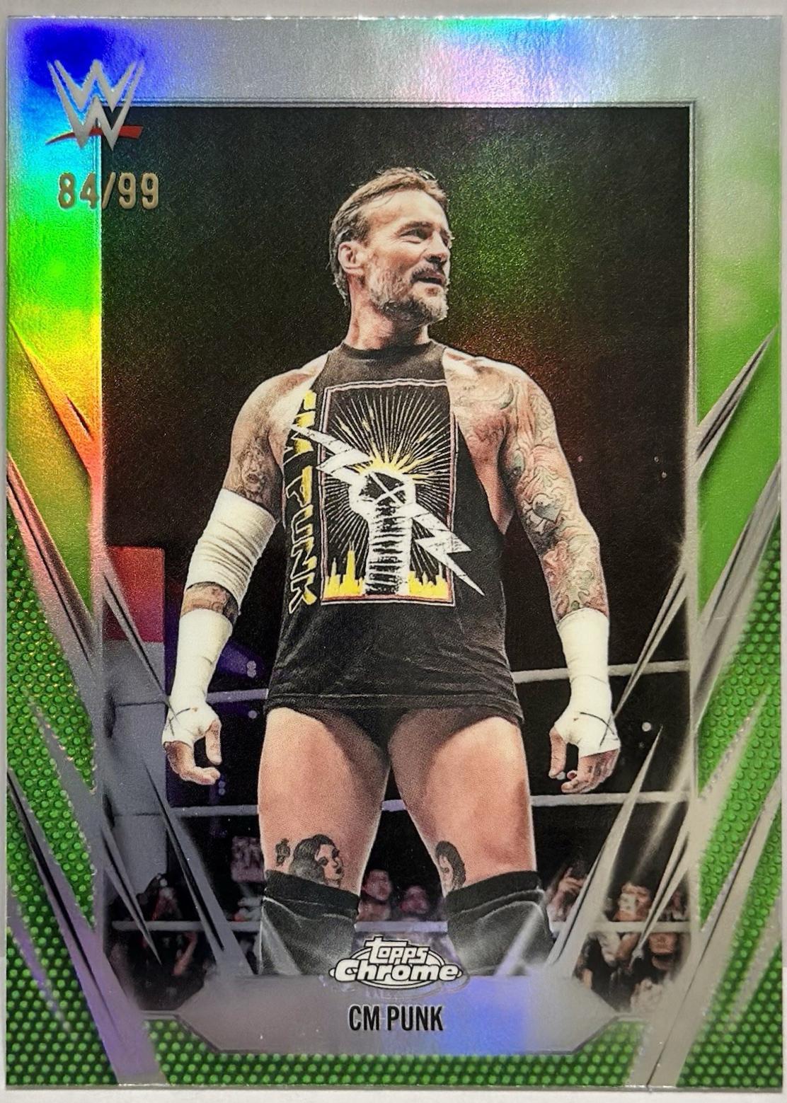 CM Punk [Green Refractor] #49
