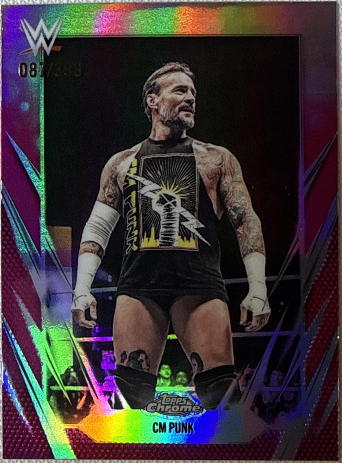 CM Punk [Magenta Refractor] #49
