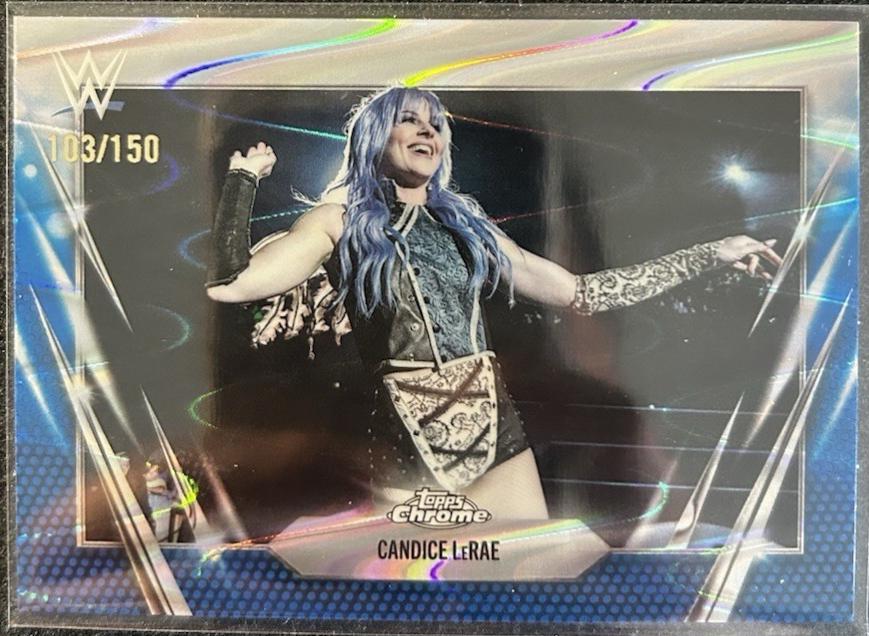 Candice LeRae [Blue Refractor] #90