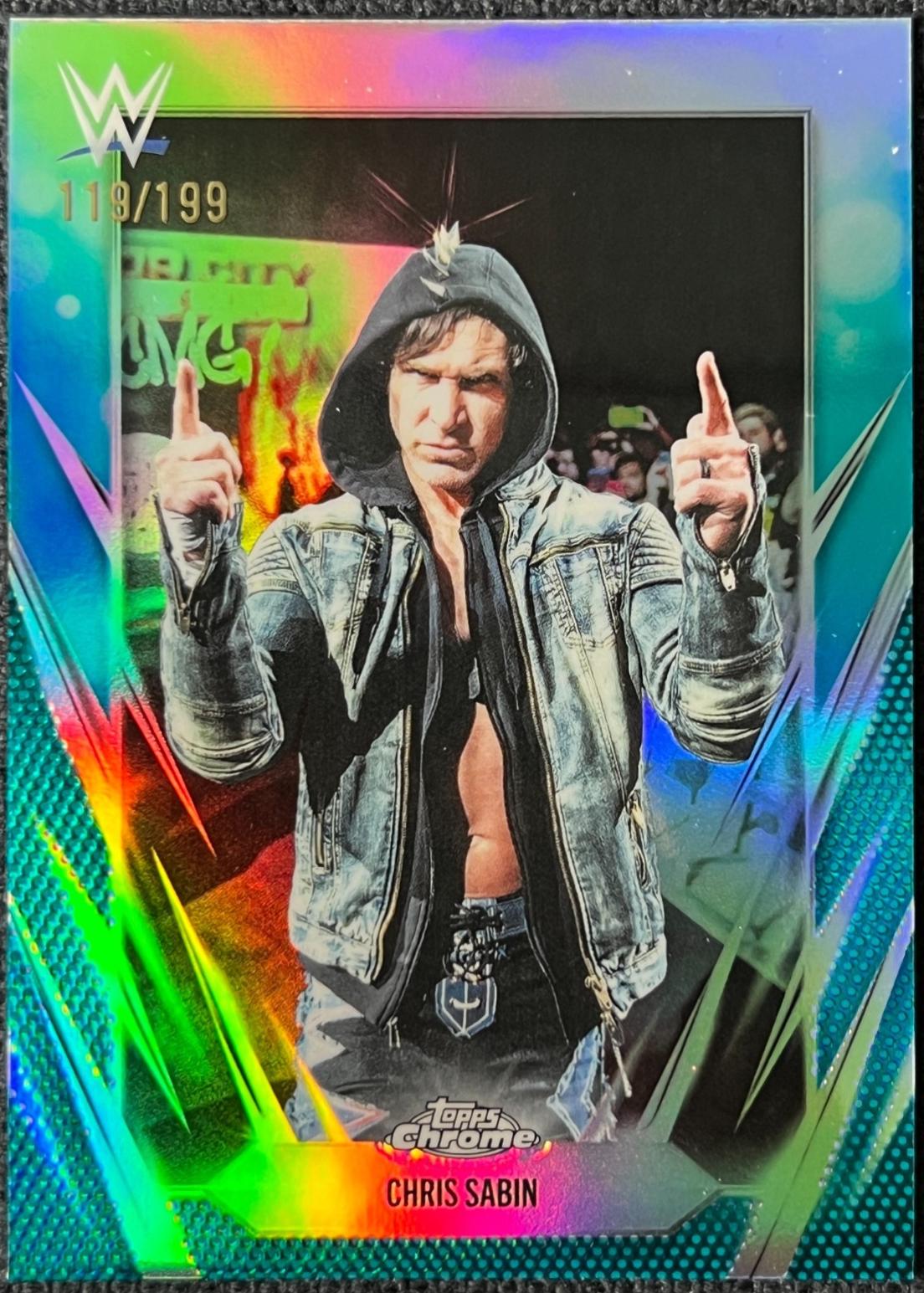 Chris Sabin [Aqua Refractor] #124