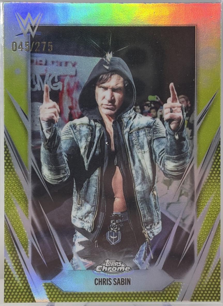 Chris Sabin [Yellow Refractor] #124