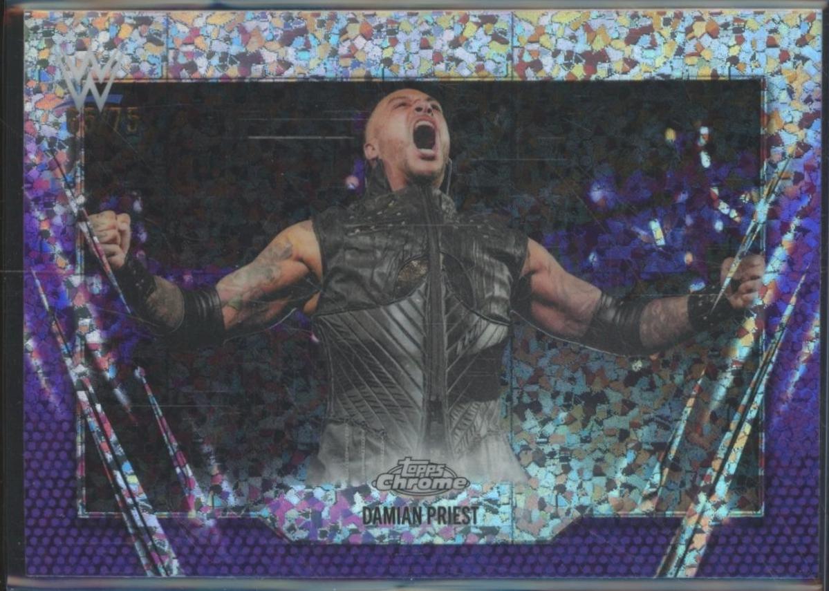 Damian Priest [Purple Mini Diamond Refractor] #43