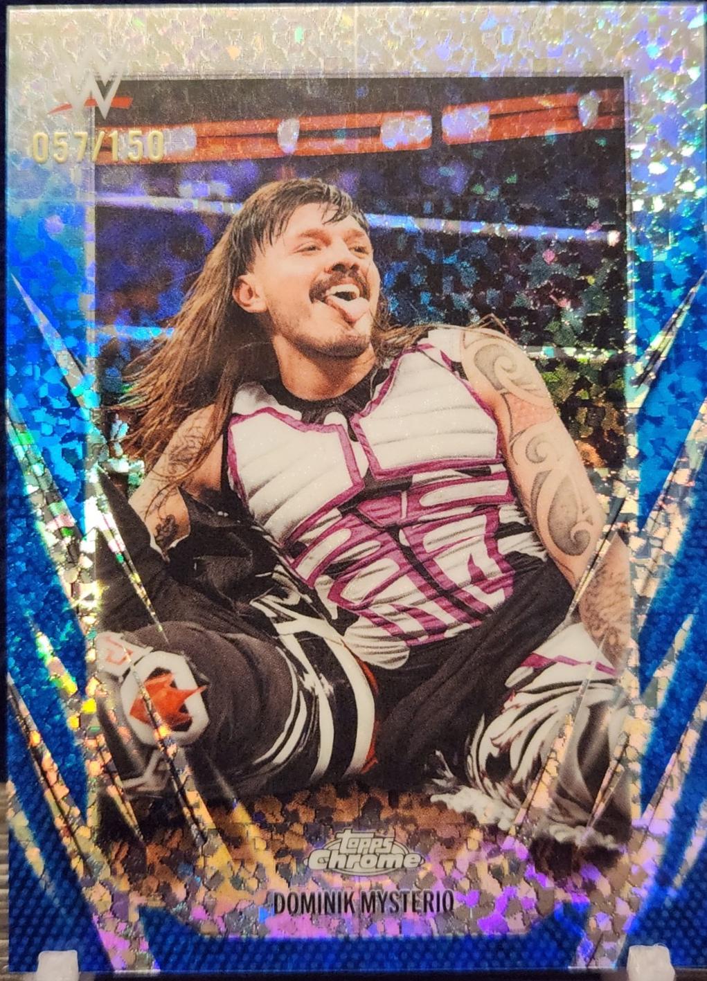 Dominik Mysterio [Blue Mini Diamond Refractor] #73