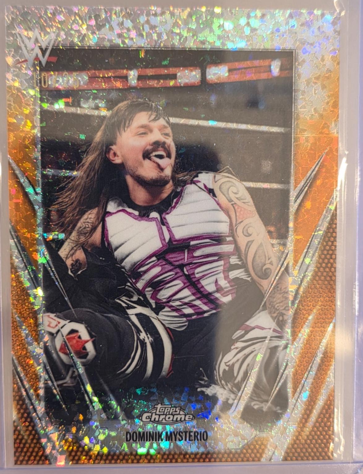 Dominik Mysterio [Orange Mini Diamond Refractor] #73
