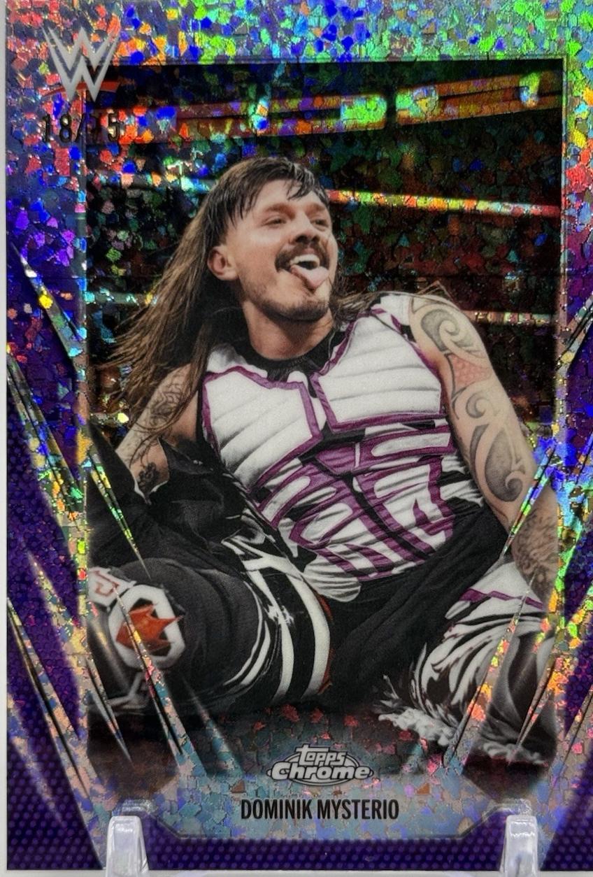 Dominik Mysterio [Purple Mini Diamond Refractor] #73