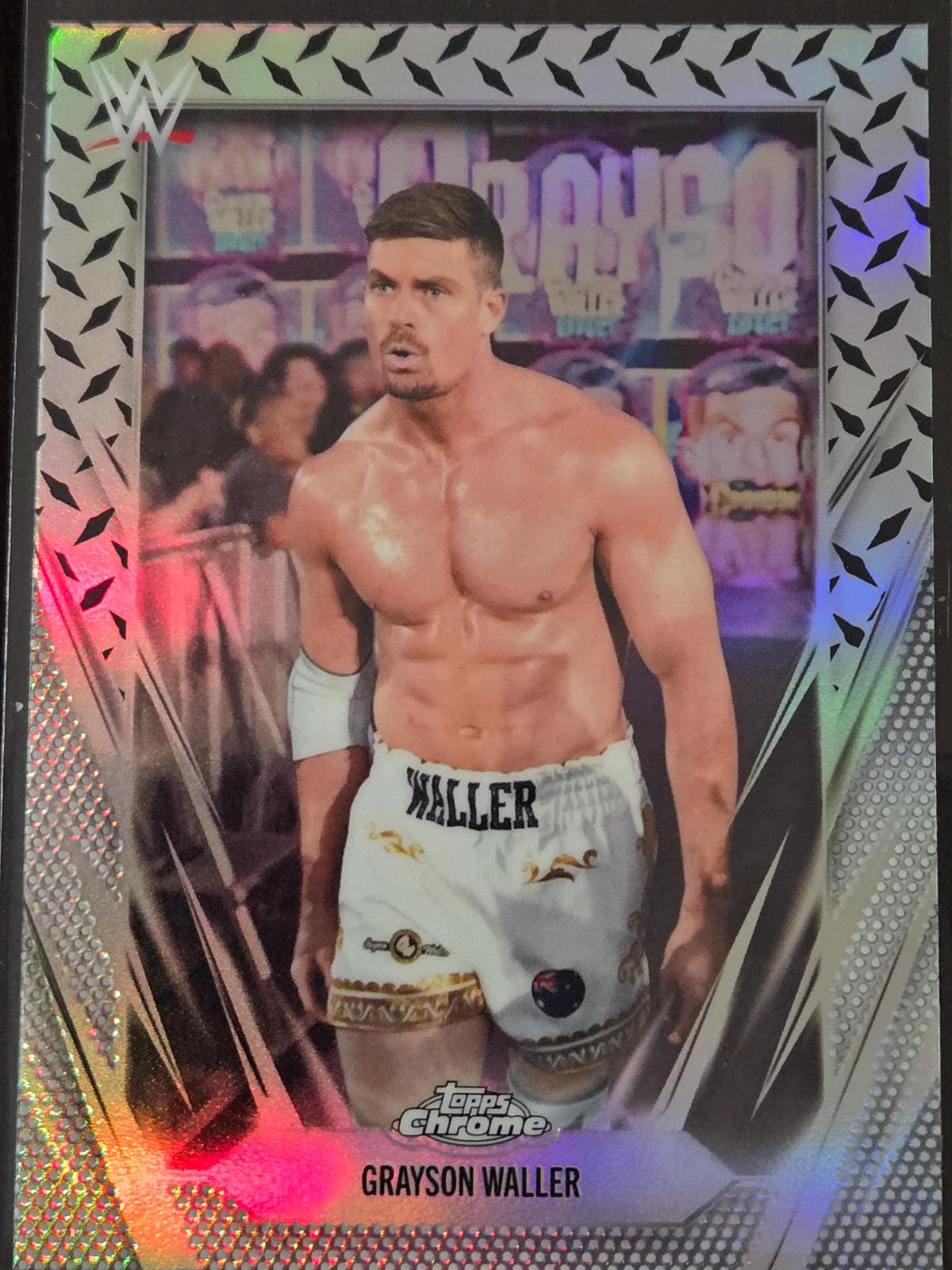 Grayson Waller [Diamond Plate Refractor] #137