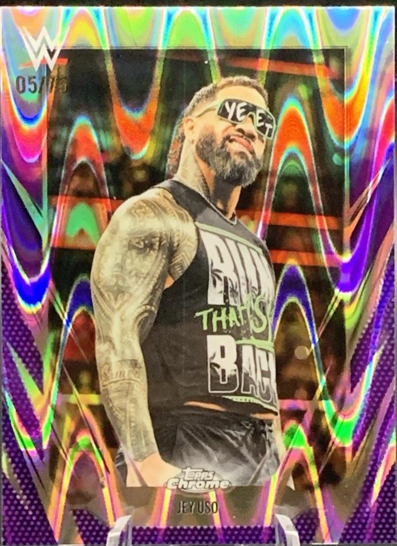 Jey Uso [Purple RayWave Refractor] #83