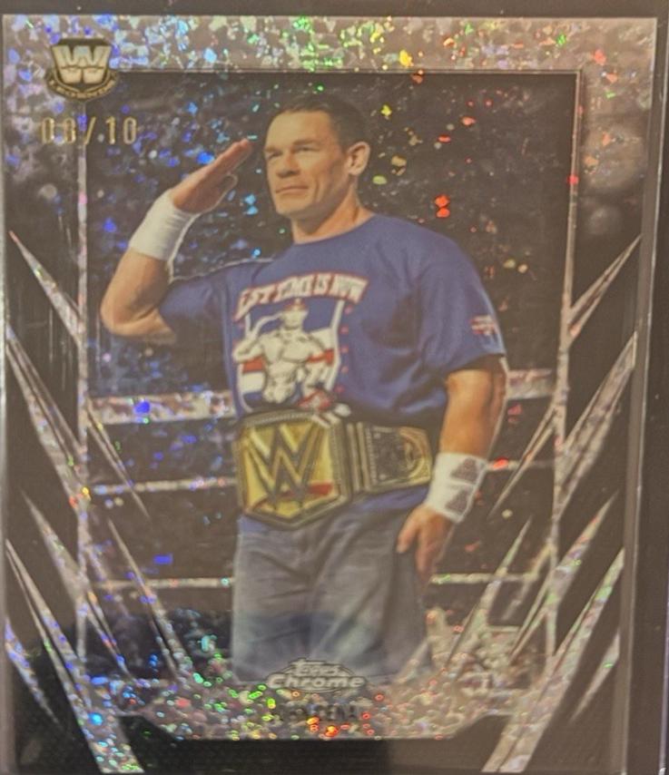 John Cena [Black Mini Diamond Refractor] #2