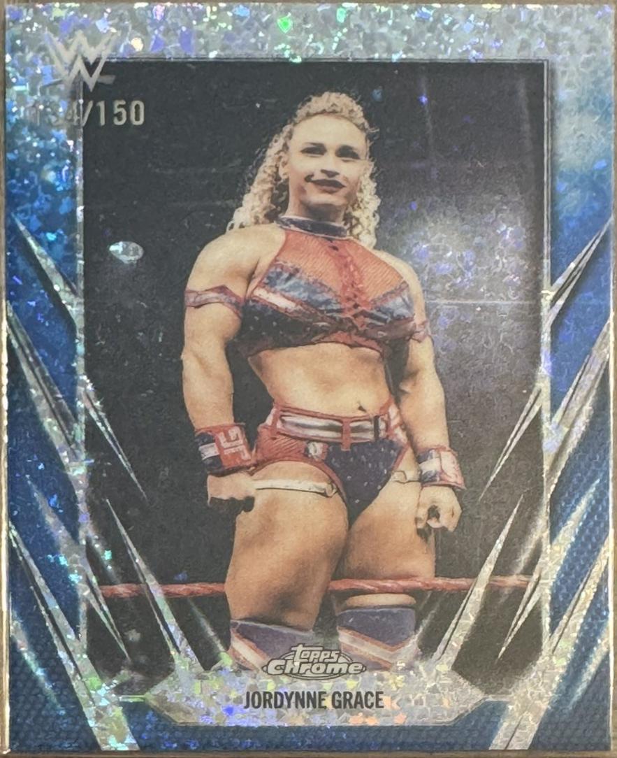 Jordynne Grace [Blue Mini Diamond Refractor] #56