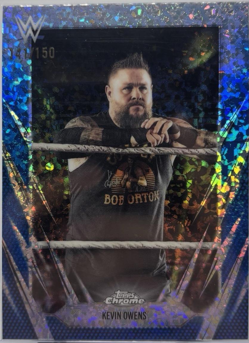 Kevin Owens [Blue Mini Diamond Refractor] #51